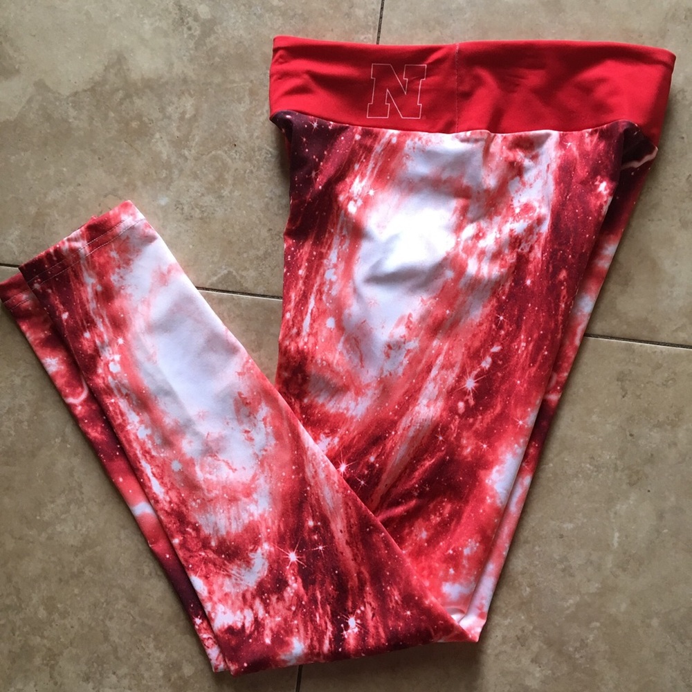 Nebraska Huskers Yoga Pant galaxy SM